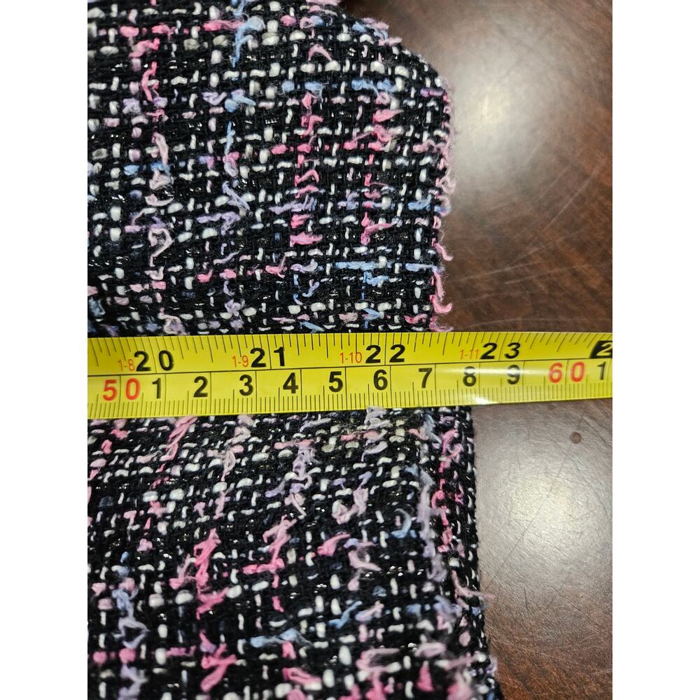 Talbots Women's Multicolor Tweed Blazer with Blue Accents - Picture 6 of 6